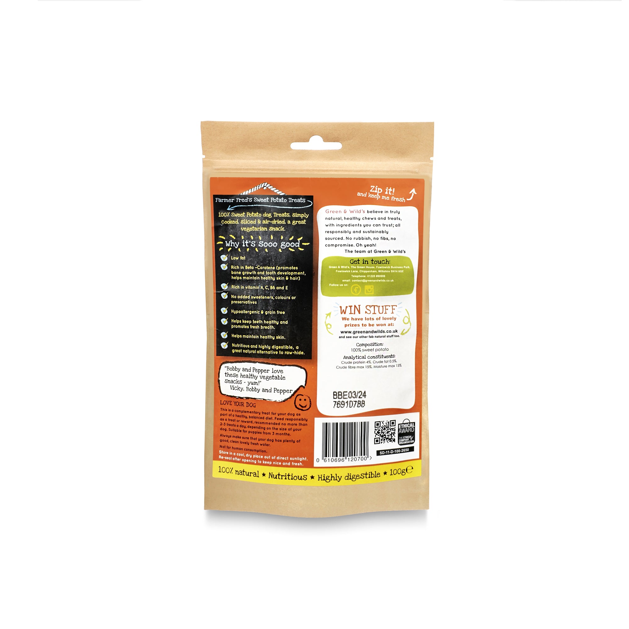 Sweet Potato Snacks 100g